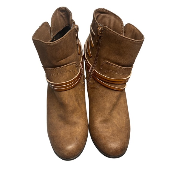 Madden Girl Womens Denice Closed Toe Ankle Fashion Boots Size 9W Zipper Booties - Picture 2 of 14